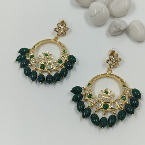 Seemab Chandbali ( Emerald )