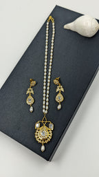 Jugni  in Mossinite and Real Pearls