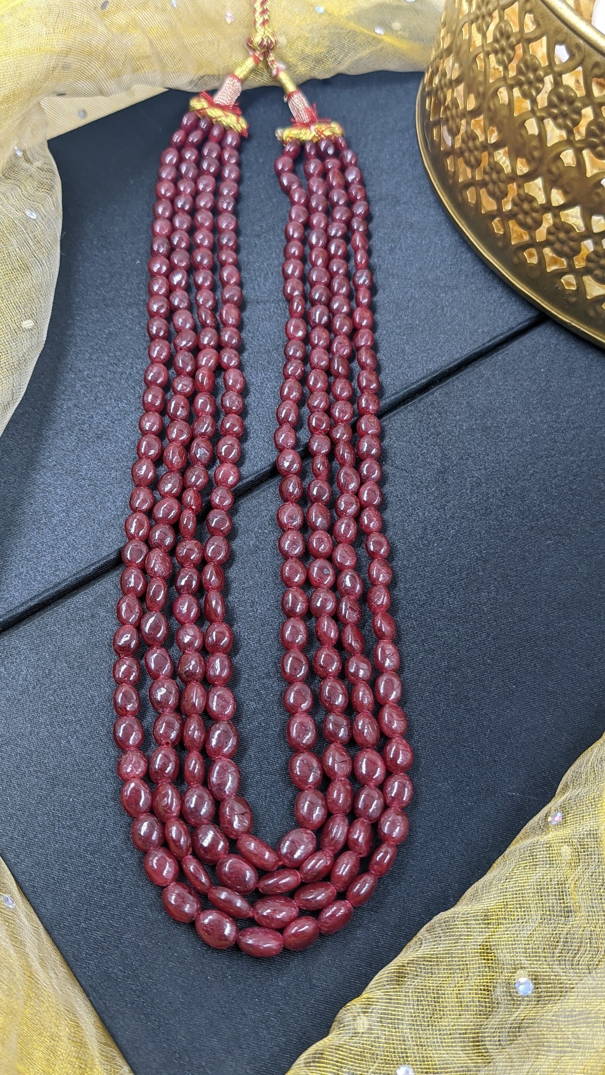 Real Ruby 4 Layer Mala