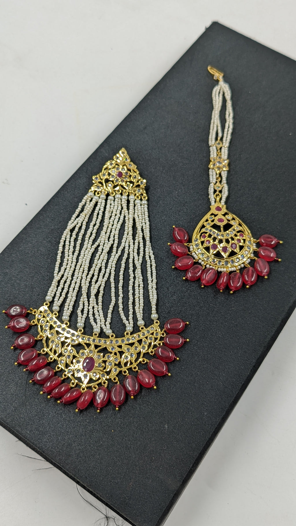 Kahkashan Jhumar Tika Set