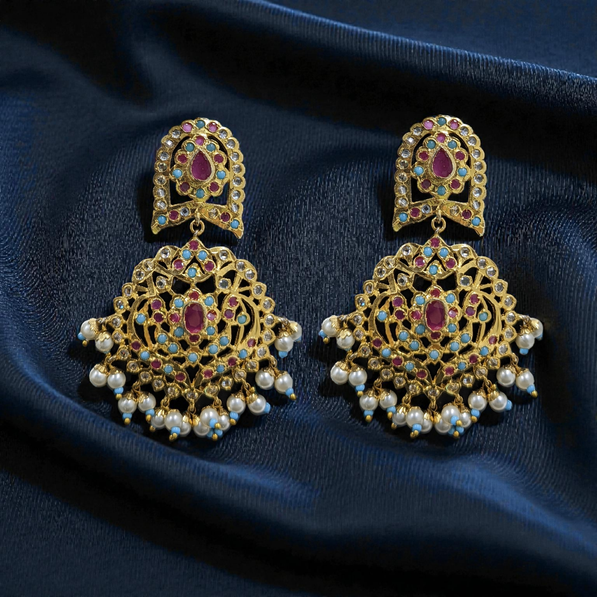 Reshma Bridal Set | Pearl Rani Haar & Jewelry Ensemble