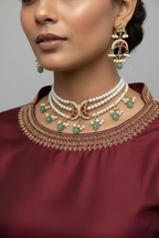 Chand Pearl Choker Set