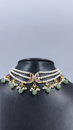 Chand Pearl Choker Set
