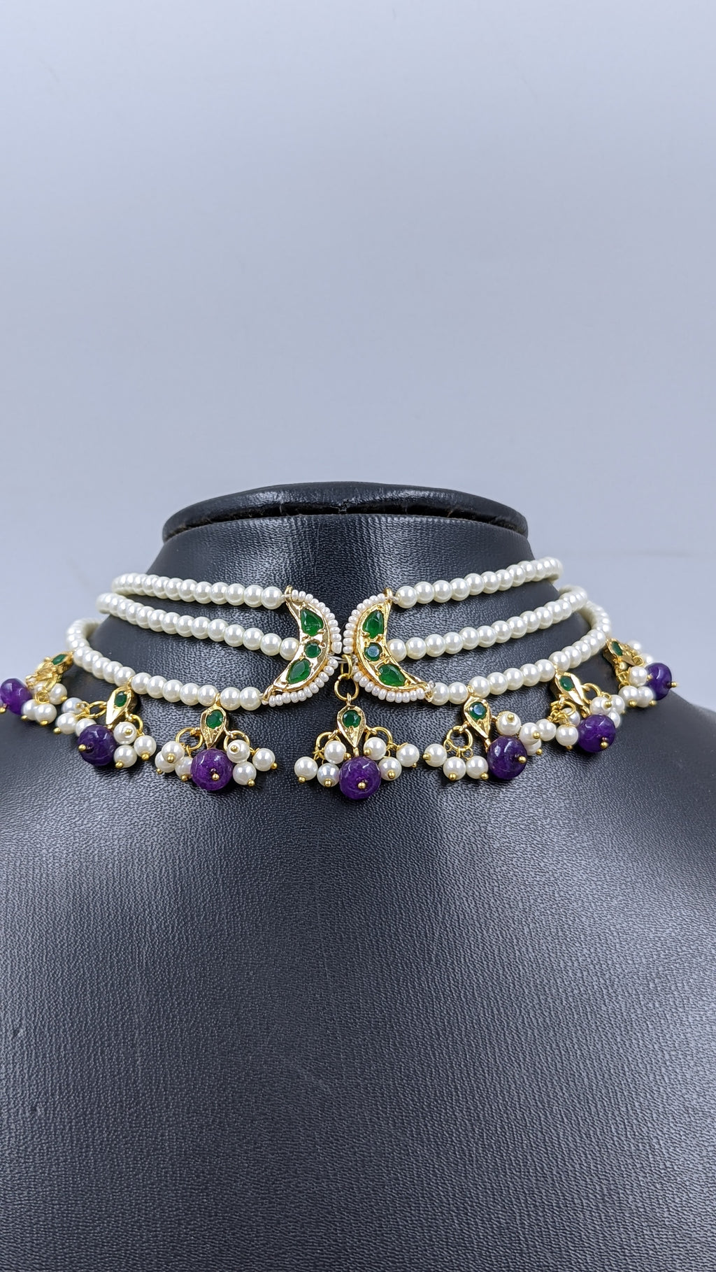 Chand Pearl Choker Set