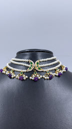 Chand Pearl Choker Set