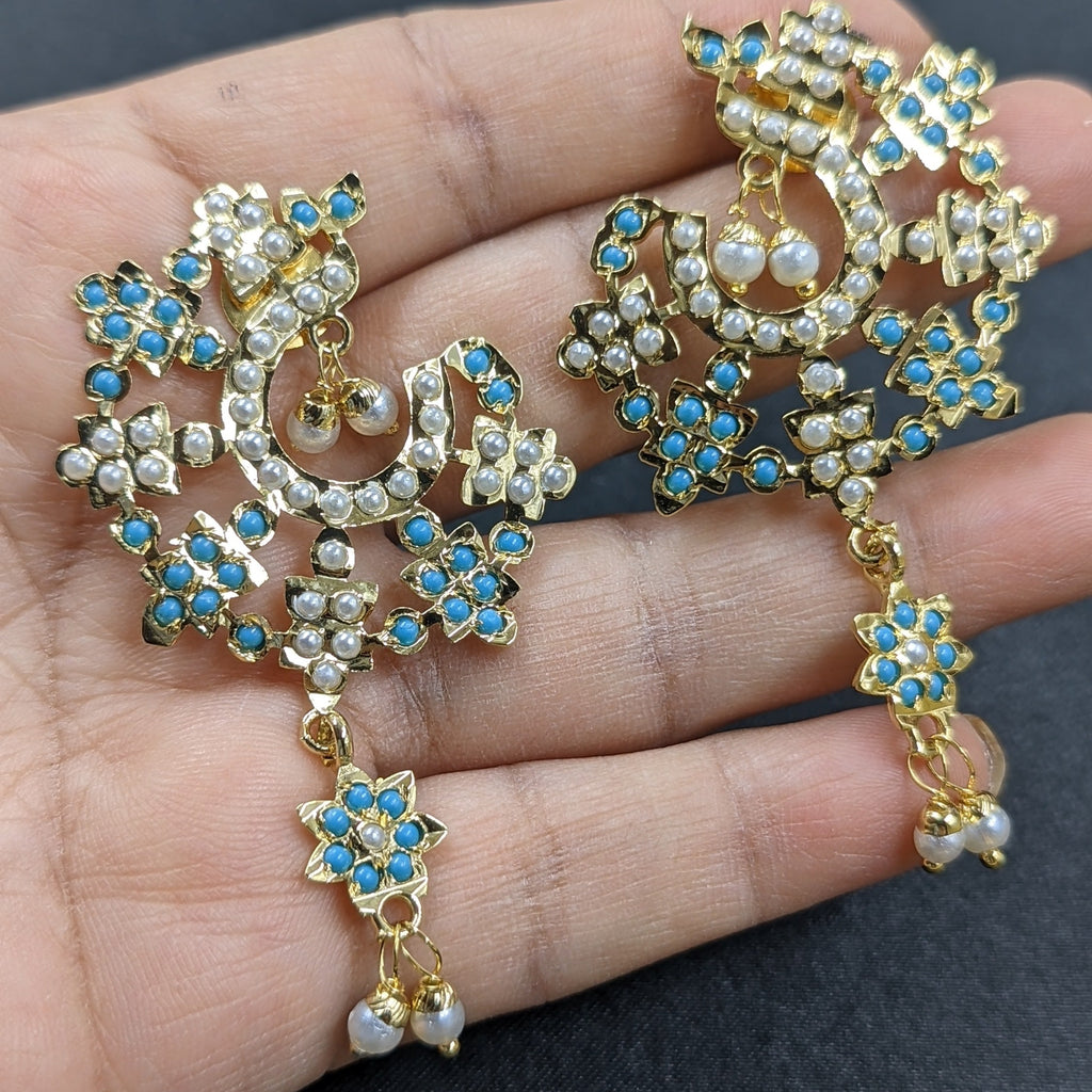 Aura Studs in Firoza