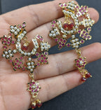 Aura Studs in Ruby
