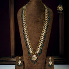 Pathani Haar in Real Emeralds