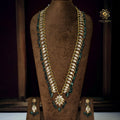 Pathani Haar in Moisseenite and  Real Emerald