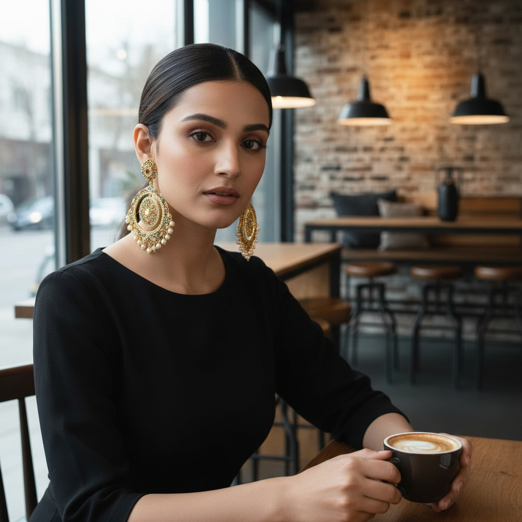 Hadiya Big Size Earrings