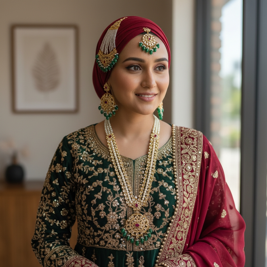 Kahkashan Bridal for Hijabi brides