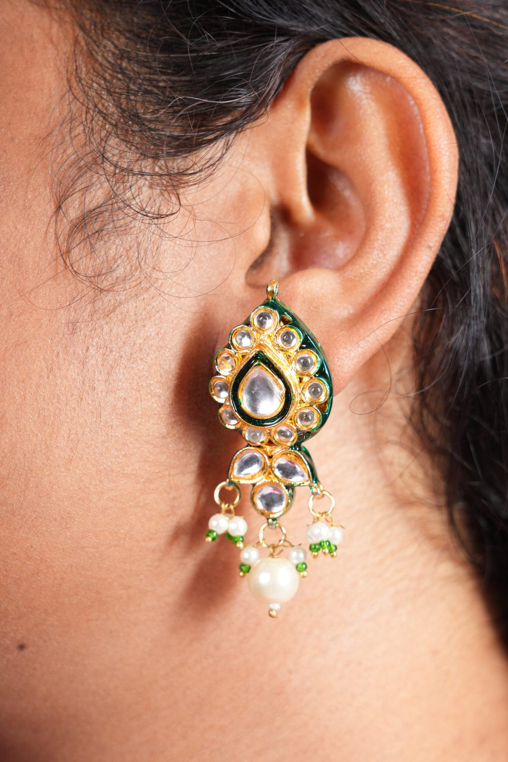Radha Kundan Studs