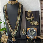 Reshma Bridal Set in Real Emerald