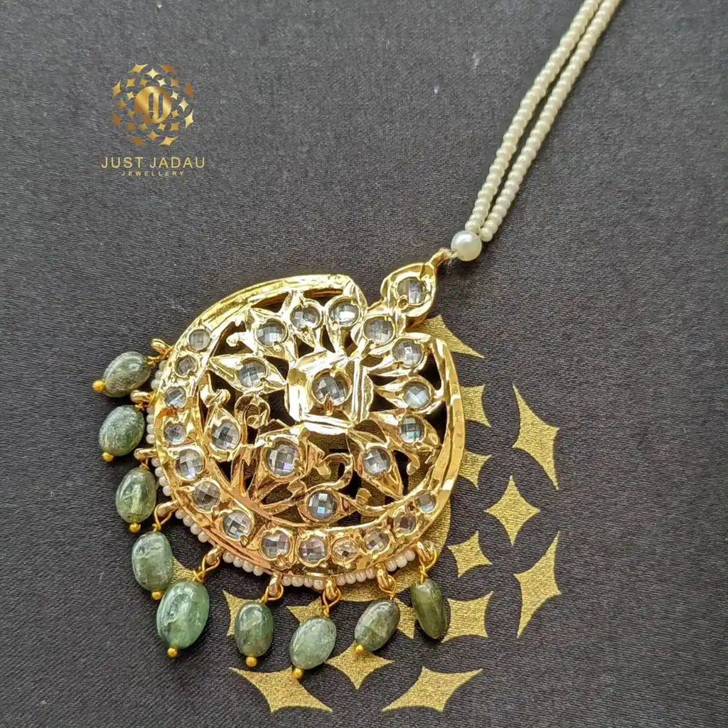 Reshma Bridal Set in Real Emerald