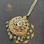 Reshma Bridal Set in Real Emerald