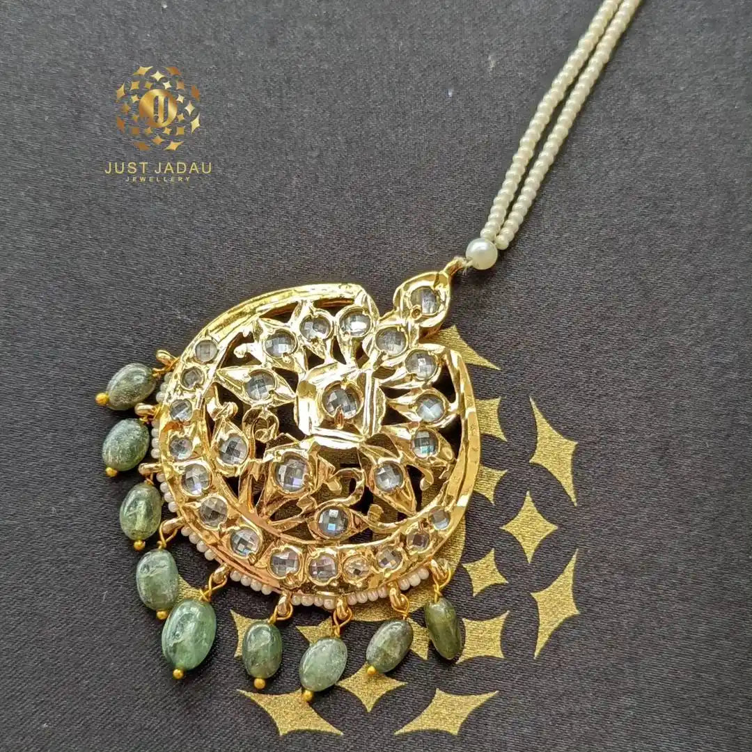 Reshma Bridal Set in Real Emerald