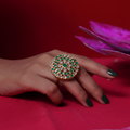 Zakia Finger Rings Emerald