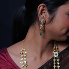 Taabeer Layered Haar In Real Emerald