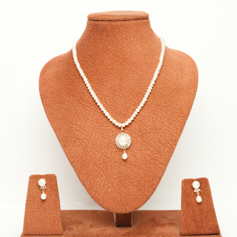 Anbar Real Pearl Set