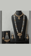 Nudrat Jadau Bridal Jewellery Set In Ruby Pearls