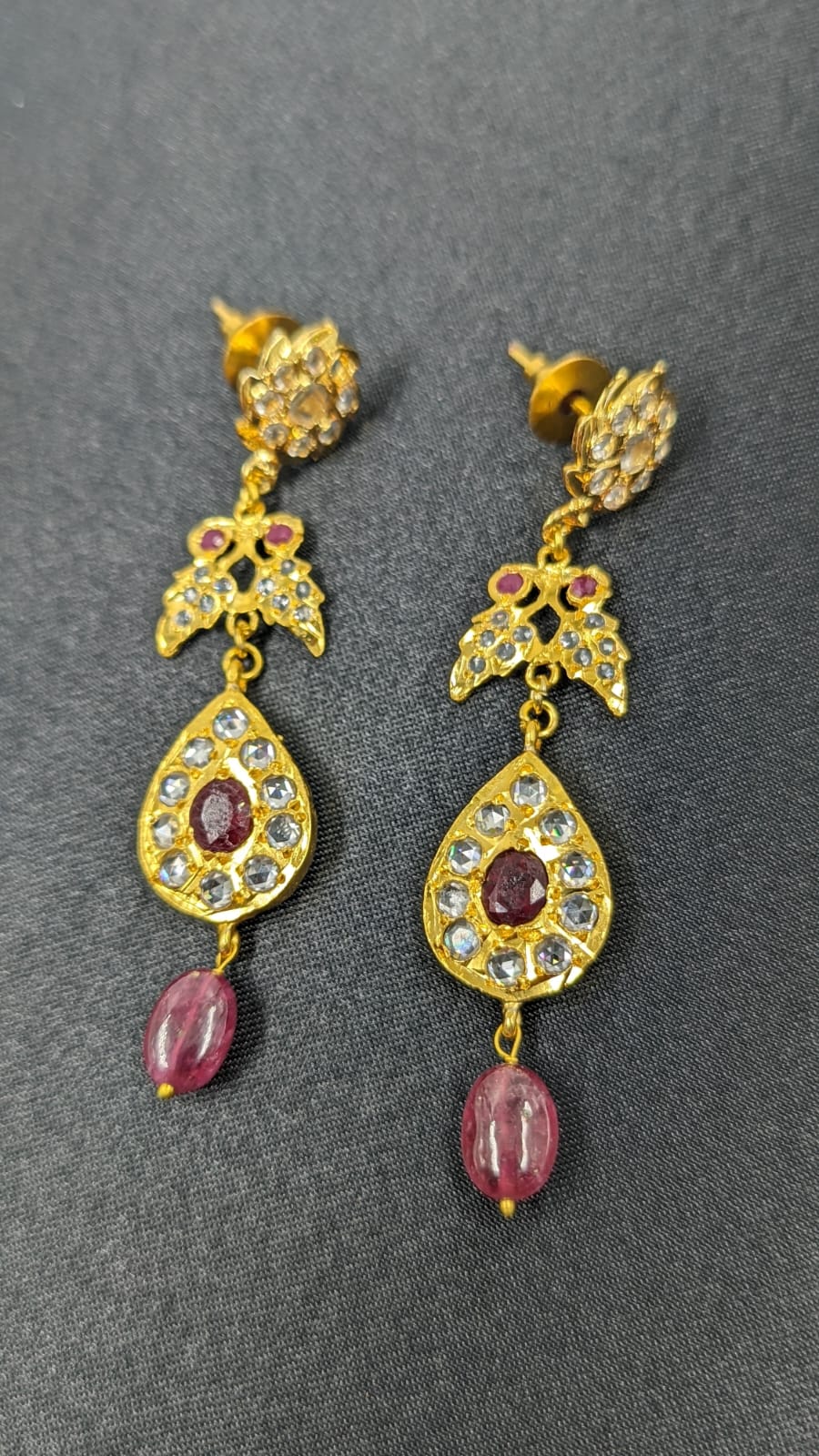 Jugni in real Ruby and real Pearls