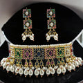 Zavia Jadau Choker Set