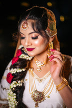 Zerlin Bridal set with Hathphool