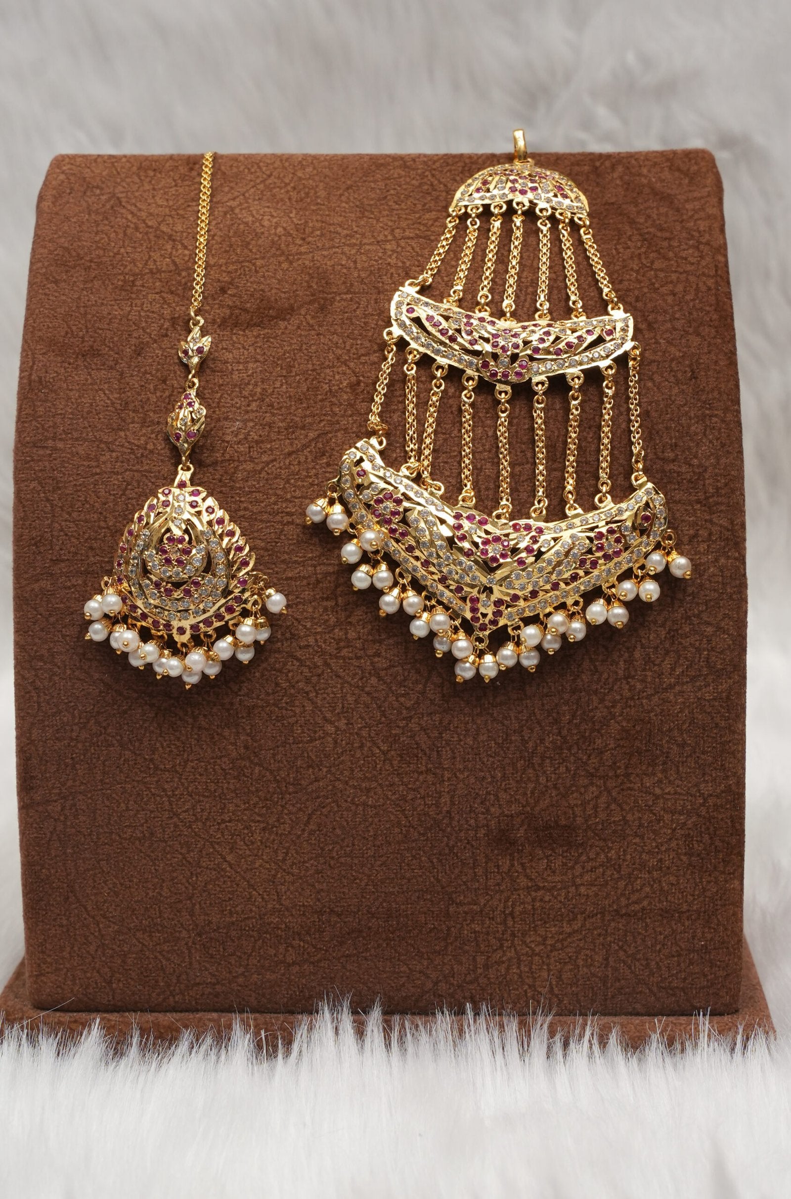 Zerlin Jhumar-Tika Set