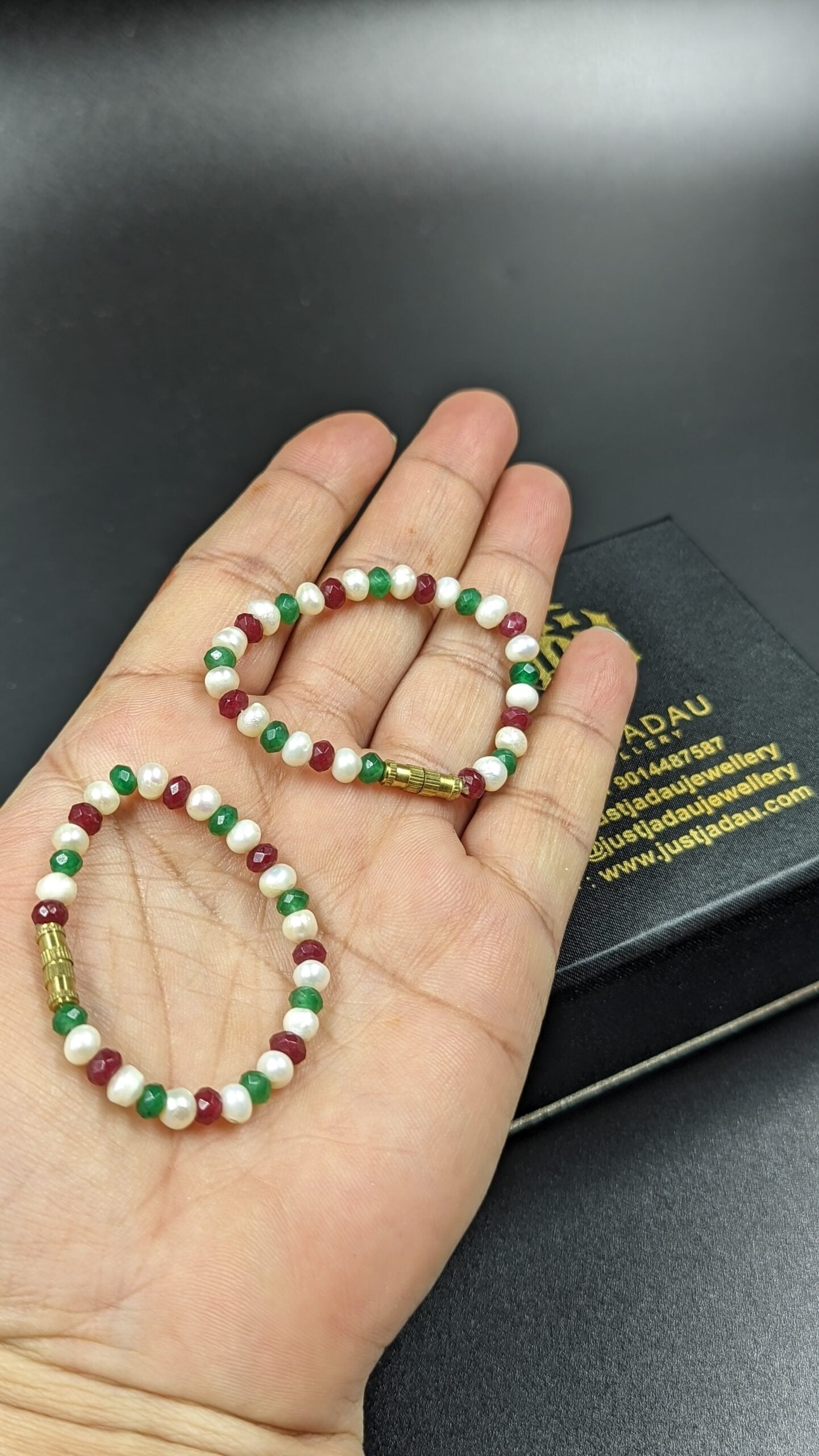 Zirva Real Pearls New Born Baby Bracelet