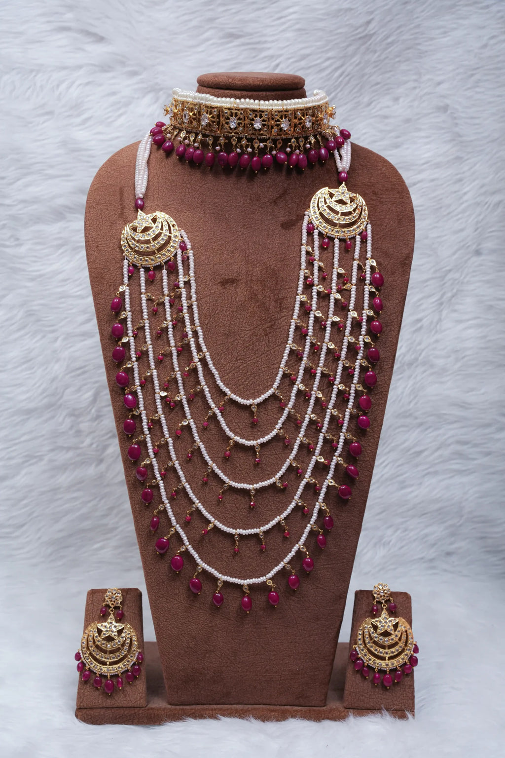 Zoufisha Bridal Set Real Ruby