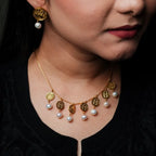 Ruhi Ashrafi Set in Real Pearls