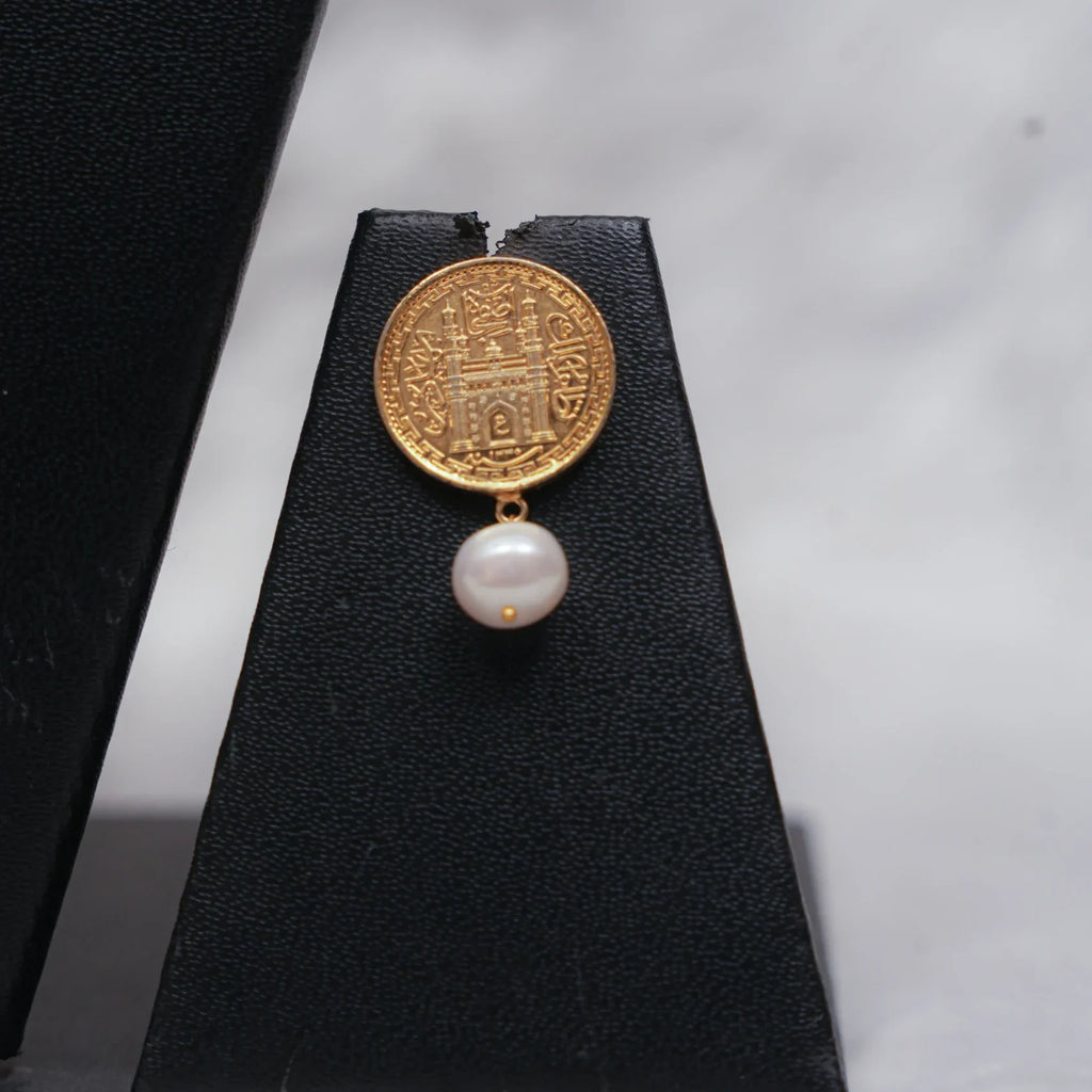 Ruhi Ashrafi Set in Real Pearls