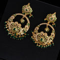 Naurain Chandbali Emerald