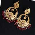 Naurain Chandbali ruby