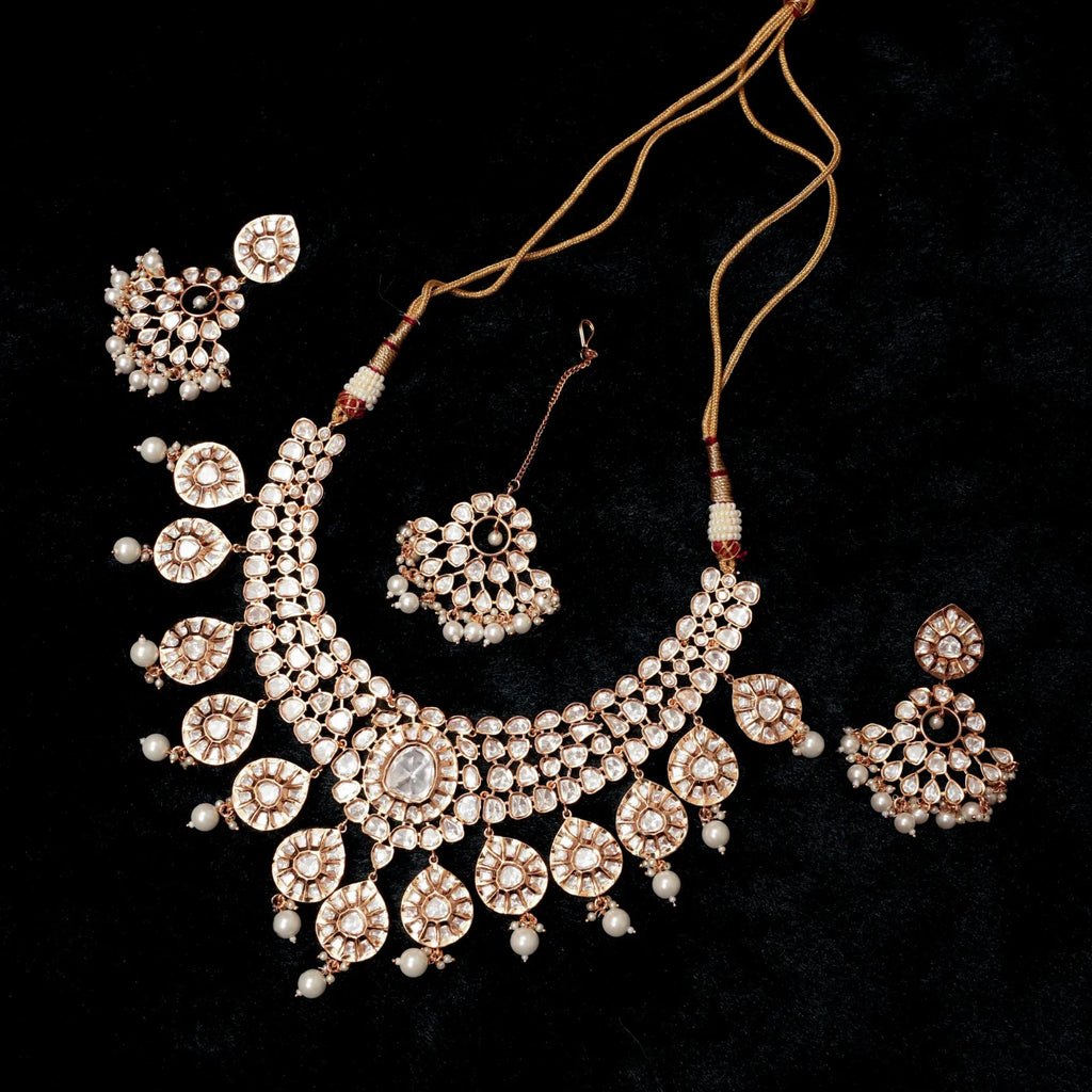 Nandini Real Kundan Bridal  Set