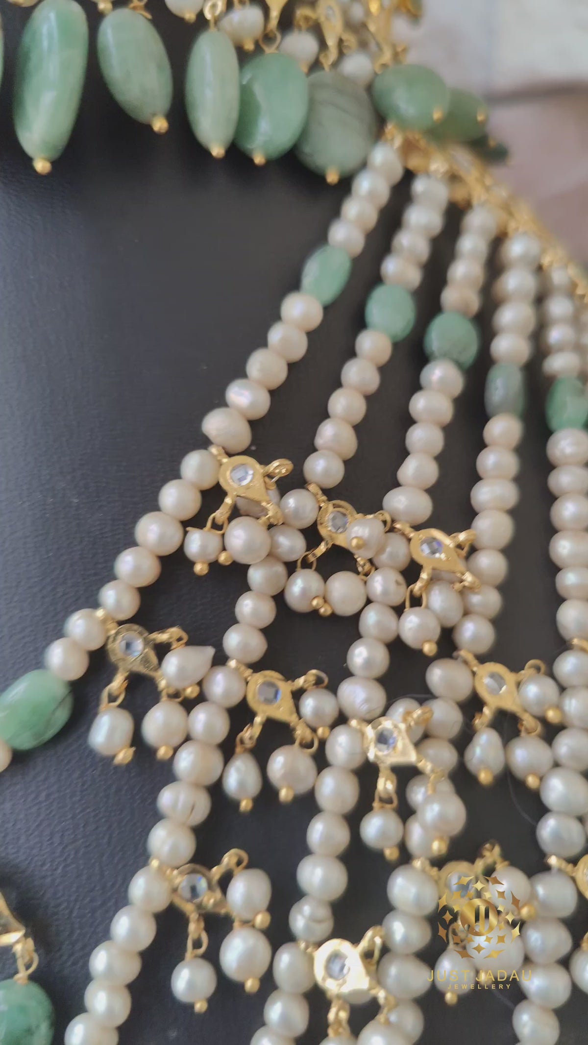Shafaq Satlada In Real Pearls And Real Beads