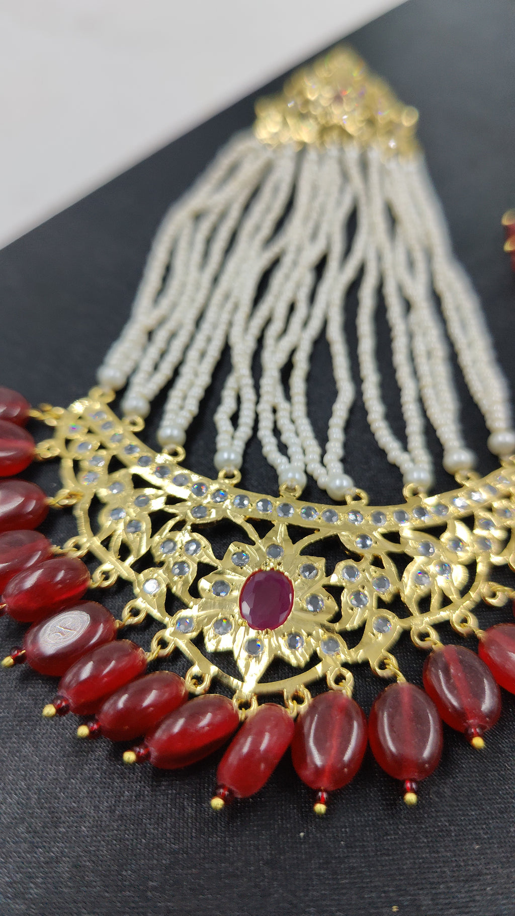 Kahkashan Jhumar Tika Set