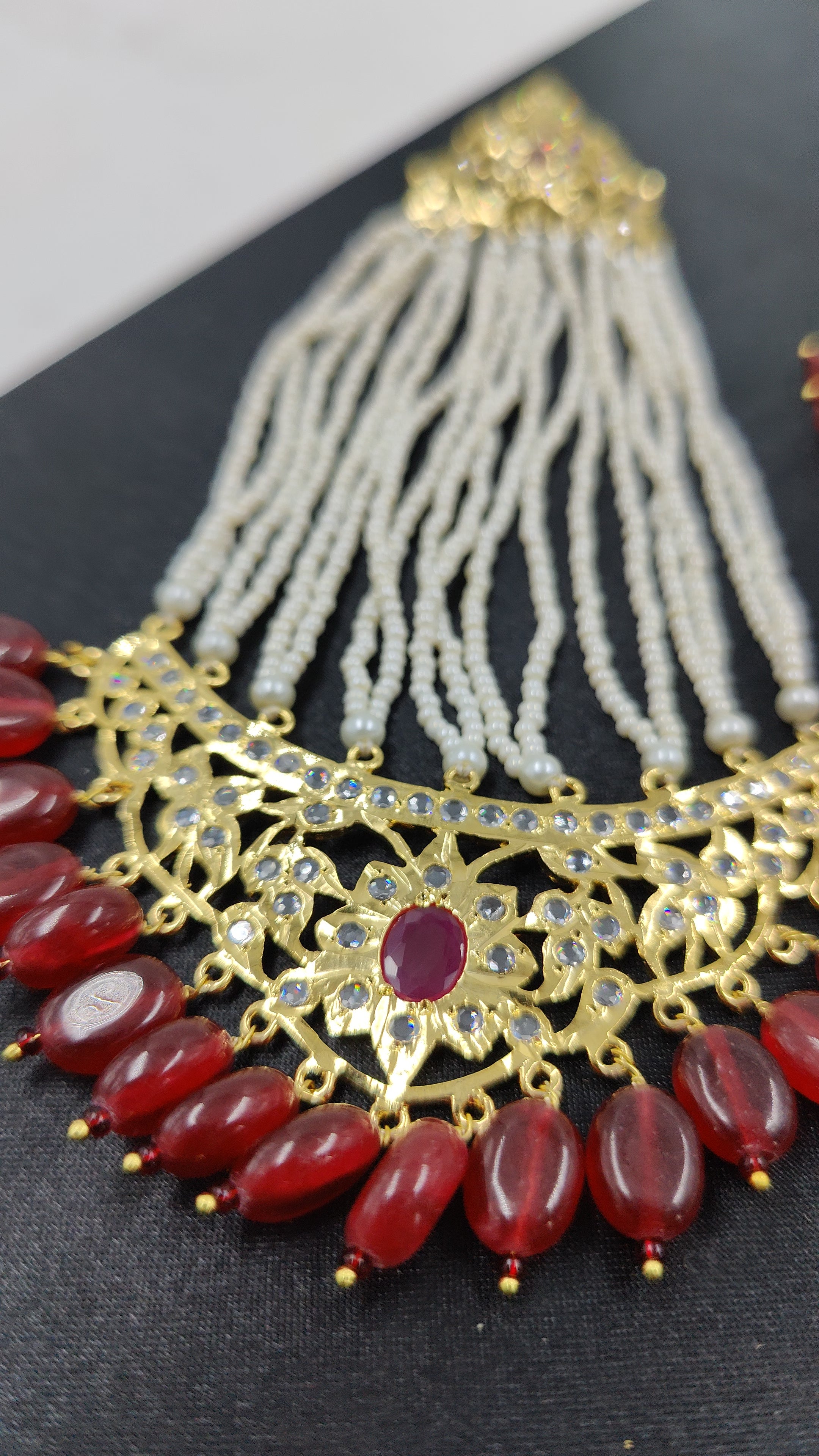 Kahkashan Jhumar Tika Set