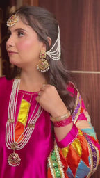 Reshma Combo Set | Pearl Rani Haar & Jewelry Ensemble
