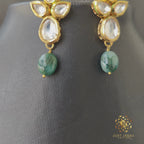 Elvish Haar In Real Emerald And Real Pearls