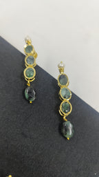 Mehrish Necklace Set in Real Emerald & Real Pearls