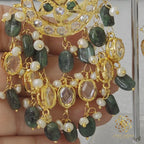 Noor Jahan Haar In real Emerald and Real pearls