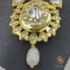 Jugni In Mossinite and Real Pearls