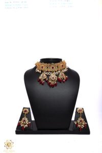 Uncategorized Simple Pink Jewellery for Your Lehenga with Just Jadau in 2024