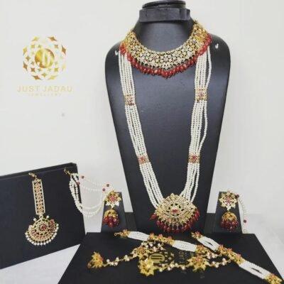 Chahak Bridal Jewellery Set - Rani Haar with 22-Carat Gold Plating