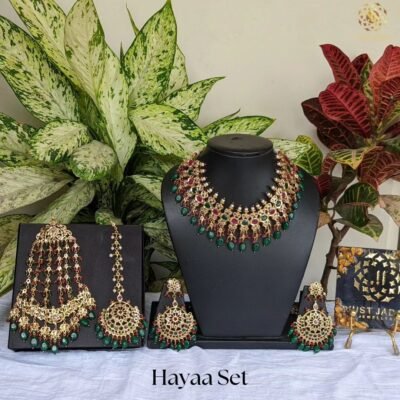 Traditional Heavy Jhumar from Haya Bridal Set