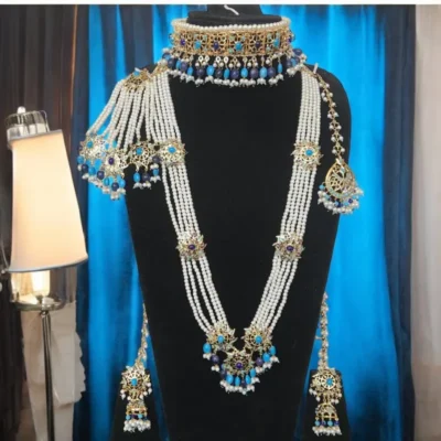 Zoya Bridal Set - Hyderabadi traditional choker and jhumki